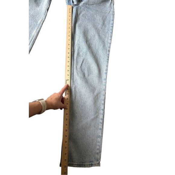 NEW Abercrombie & Fitch Curve Love The 90s Straight Ultra High Rise Jeans size 2 - Picture 7 of 9